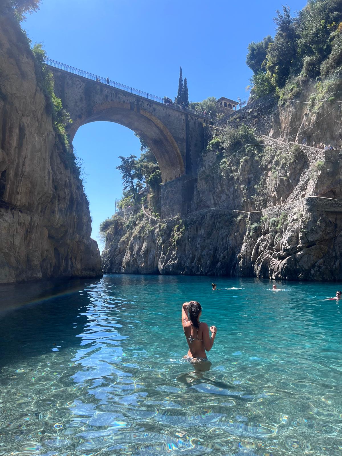 Mountain road landscape